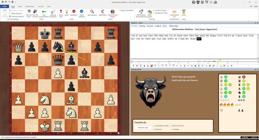 Скриншот: Fritz 19 SE