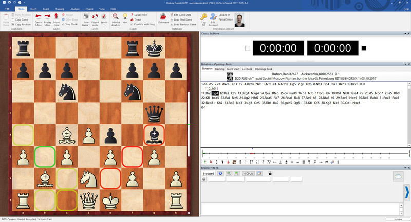 Скриншот: Fritz Chess 17 Steam Edition
