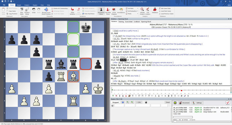 Скриншот: Fritz Chess 17 Steam Edition