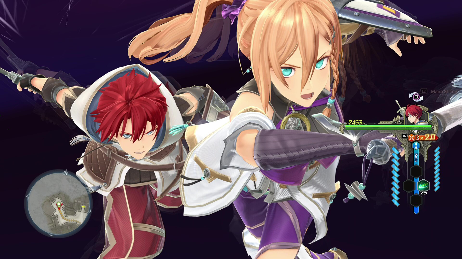 Скриншот: Ys X: Nordics