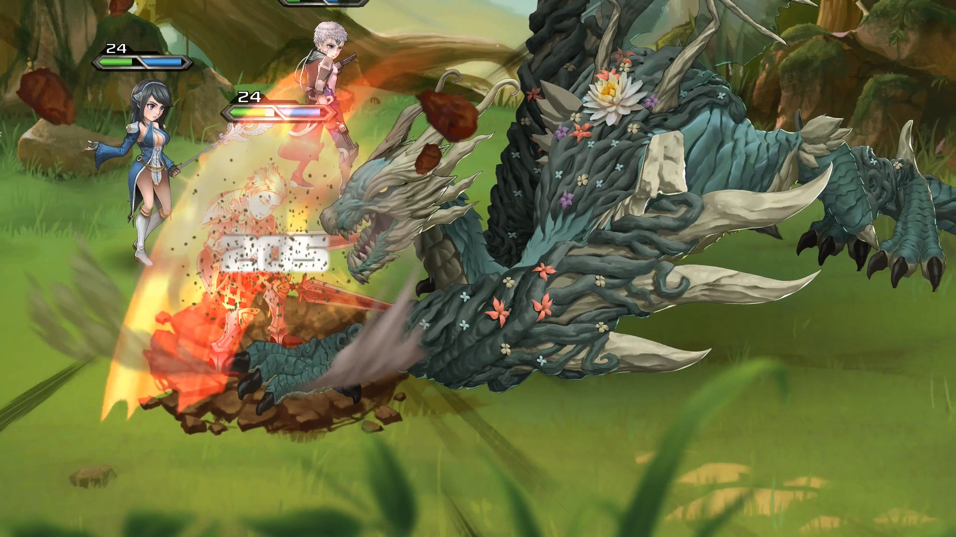 Скриншот: Azure Saga: Pathfinder