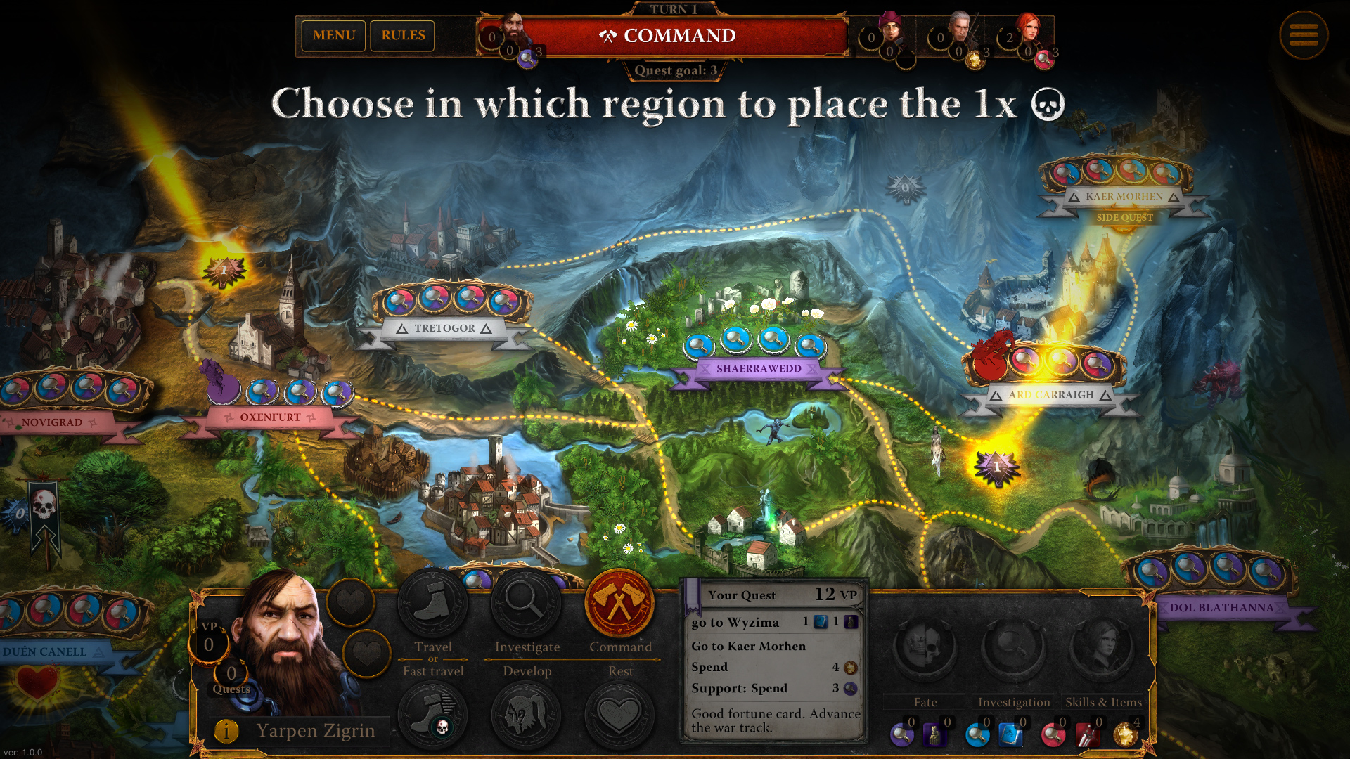 Скриншот: The Witcher Adventure Game