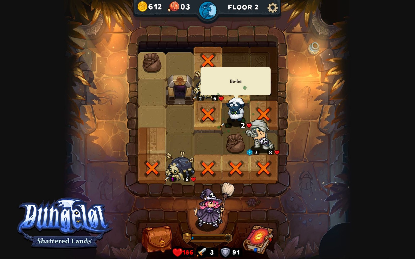 Скриншот: Dungelot: Shattered Lands