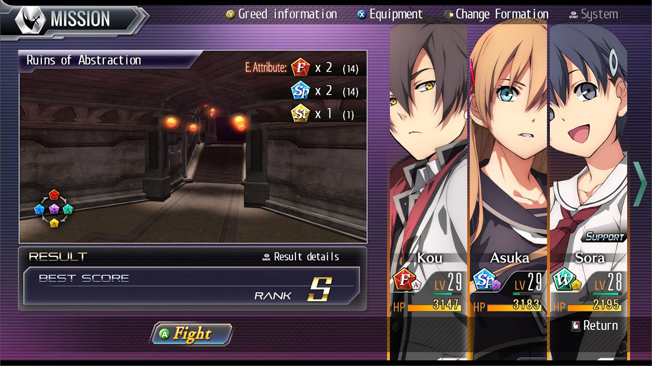 Скриншот: Tokyo Xanadu eX+