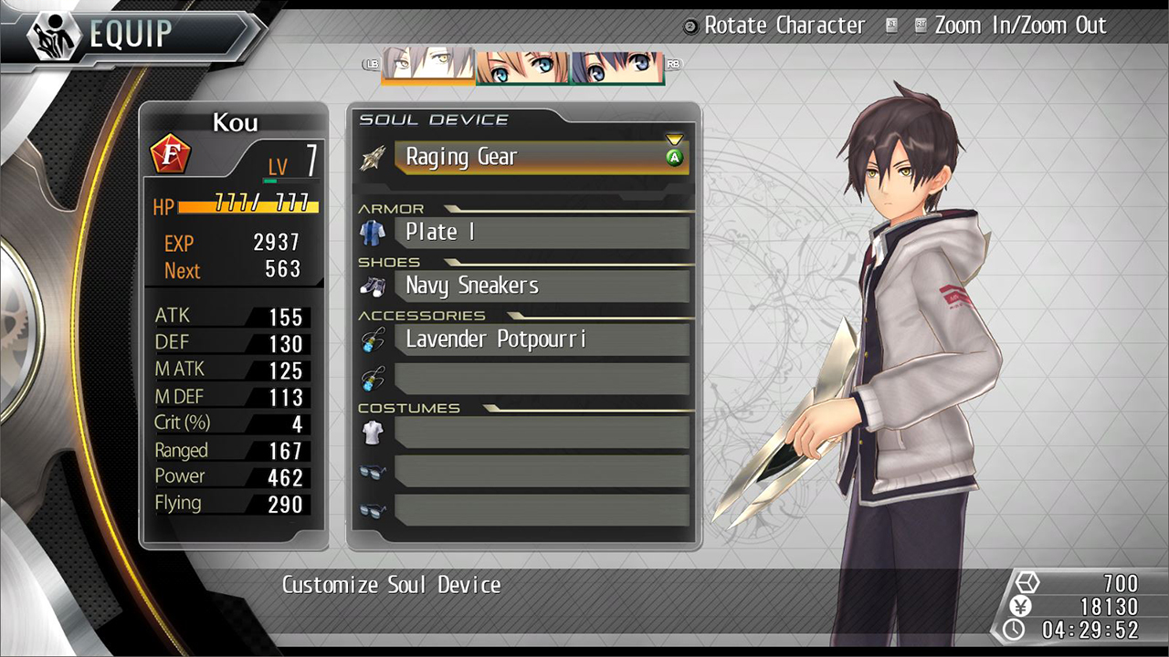 Скриншот: Tokyo Xanadu eX+
