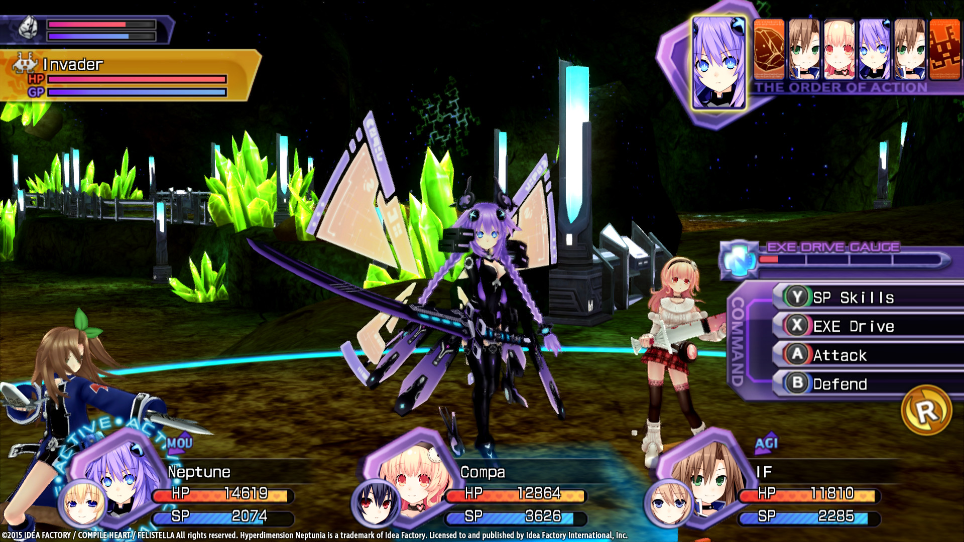 Скриншот: Hyperdimension Neptunia Re;Birth1