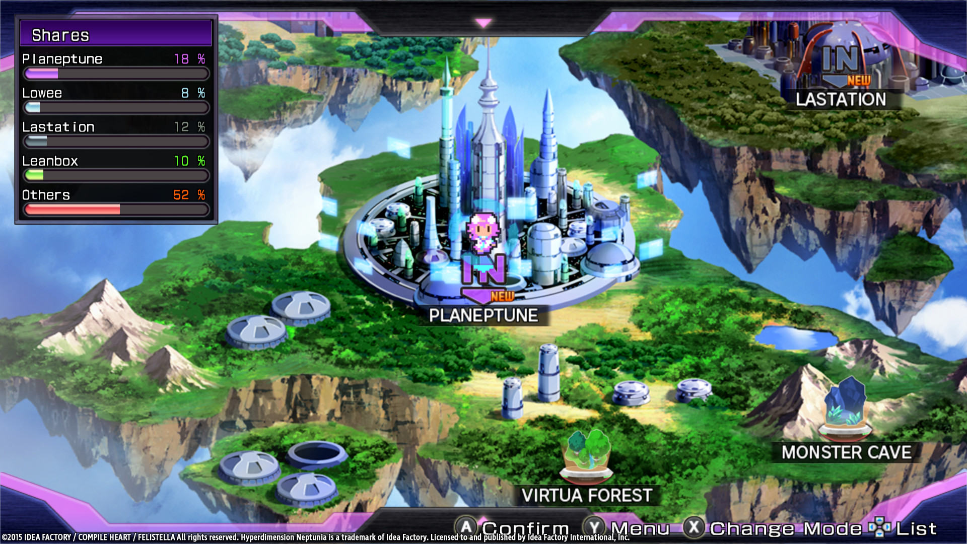 Скриншот: Hyperdimension Neptunia Re;Birth1
