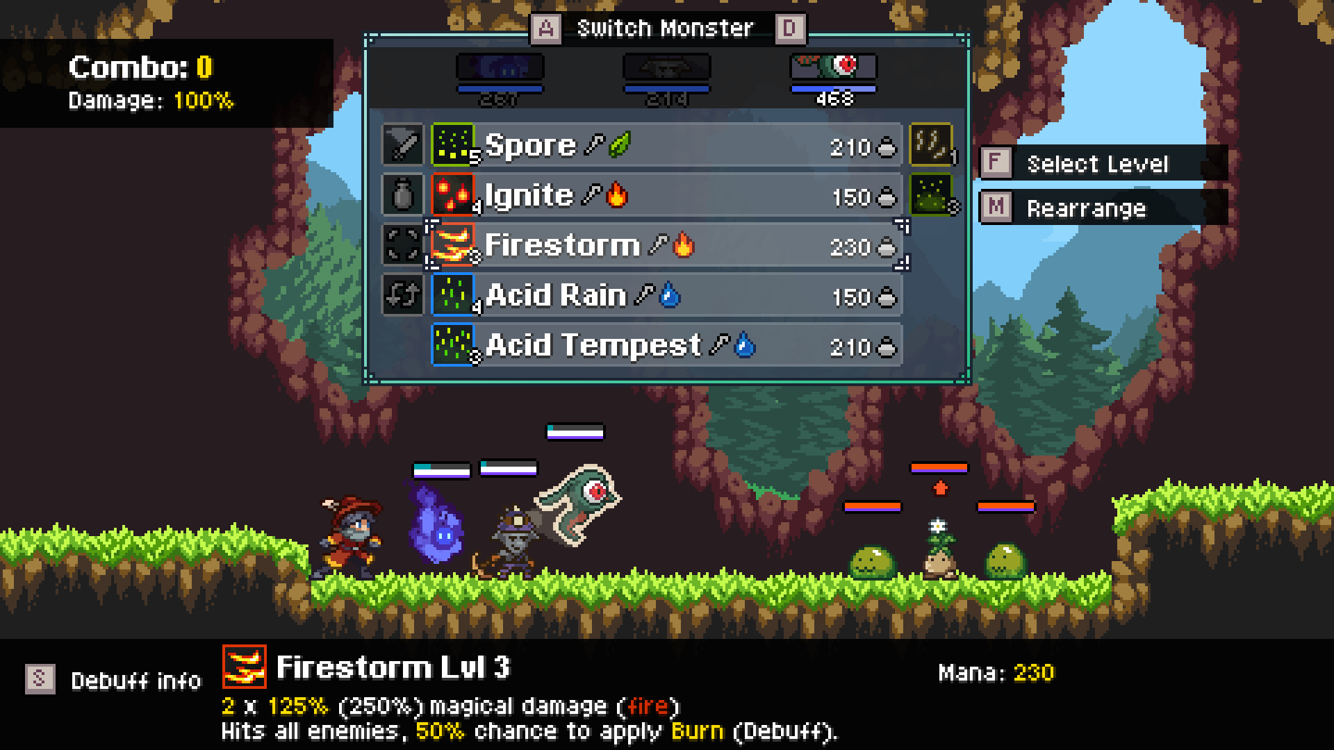 Скриншот: Monster Sanctuary