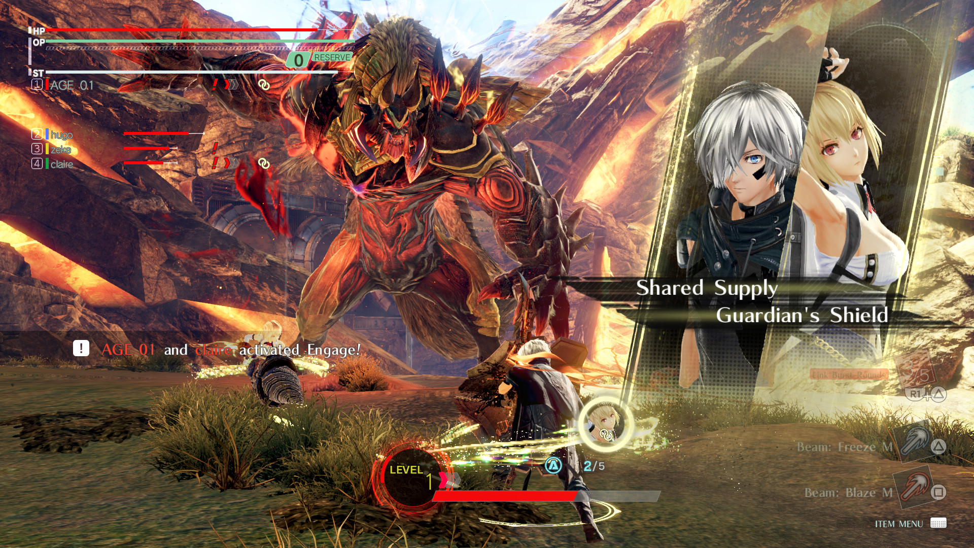 Скриншот: GOD EATER 3