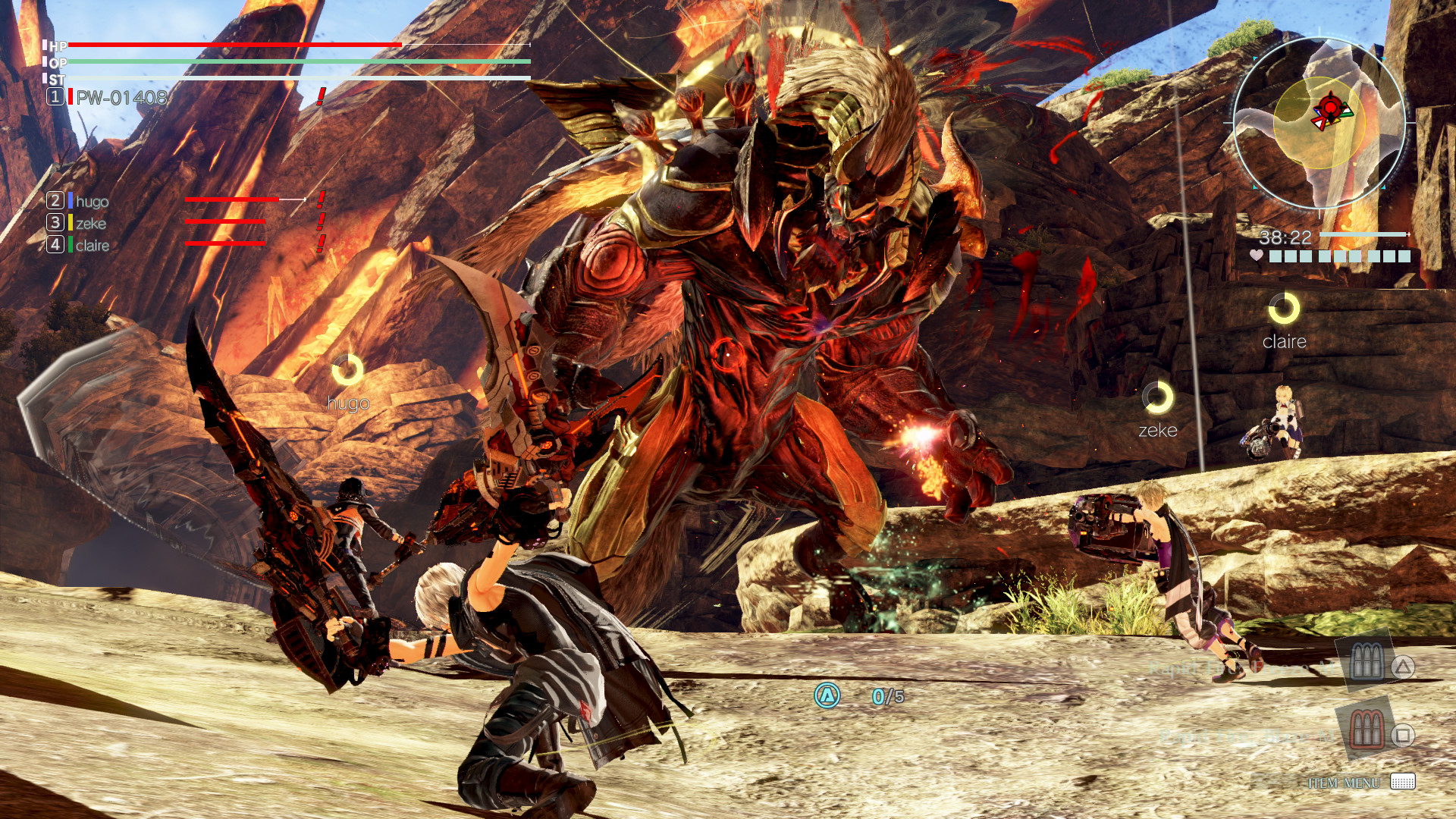 Скриншот: GOD EATER 3