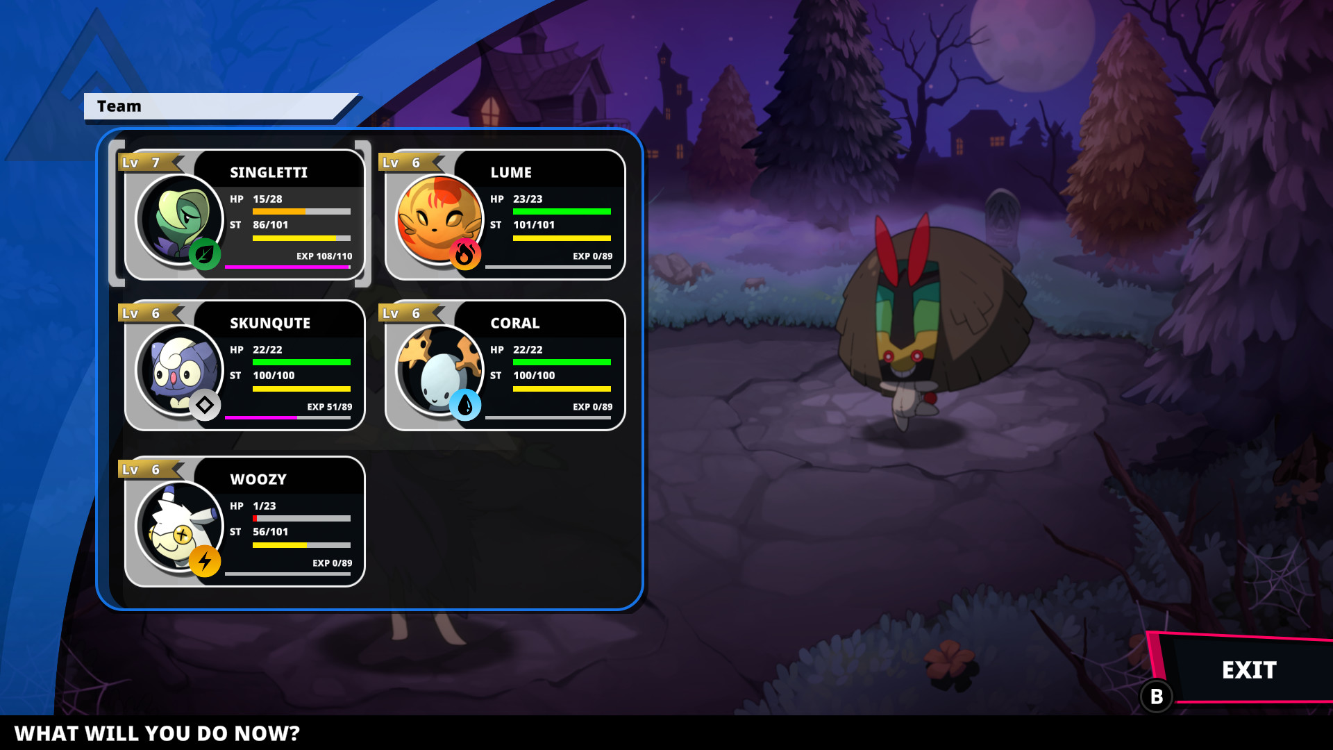 Скриншот: Nexomon: Extinction