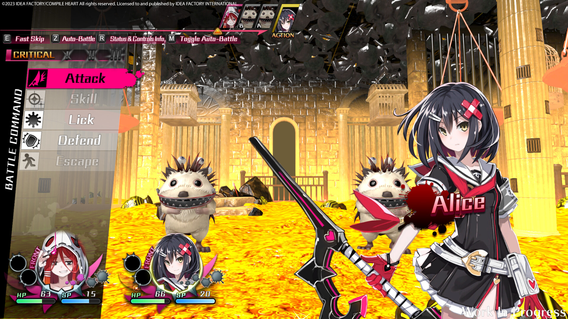 Скриншот: Mary Skelter Finale
