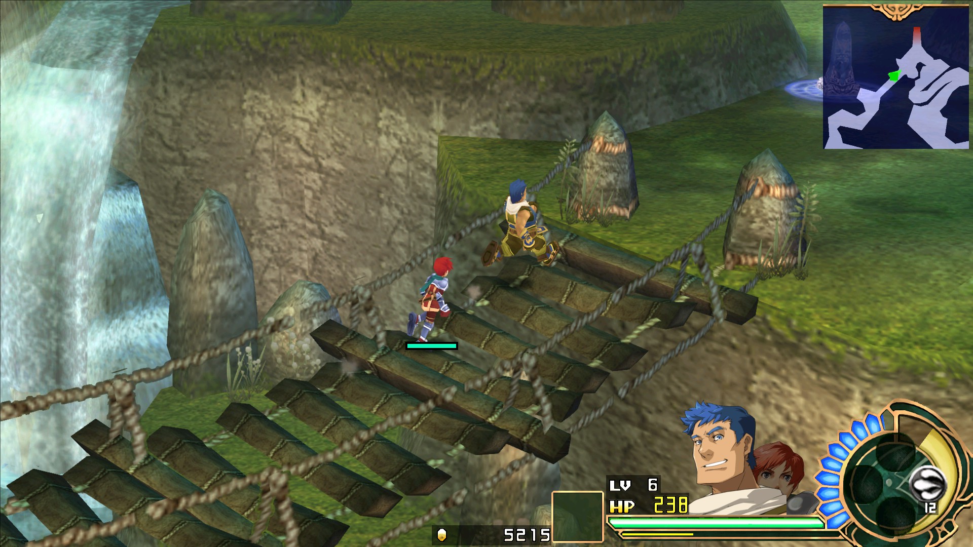 Скриншот: Ys SEVEN