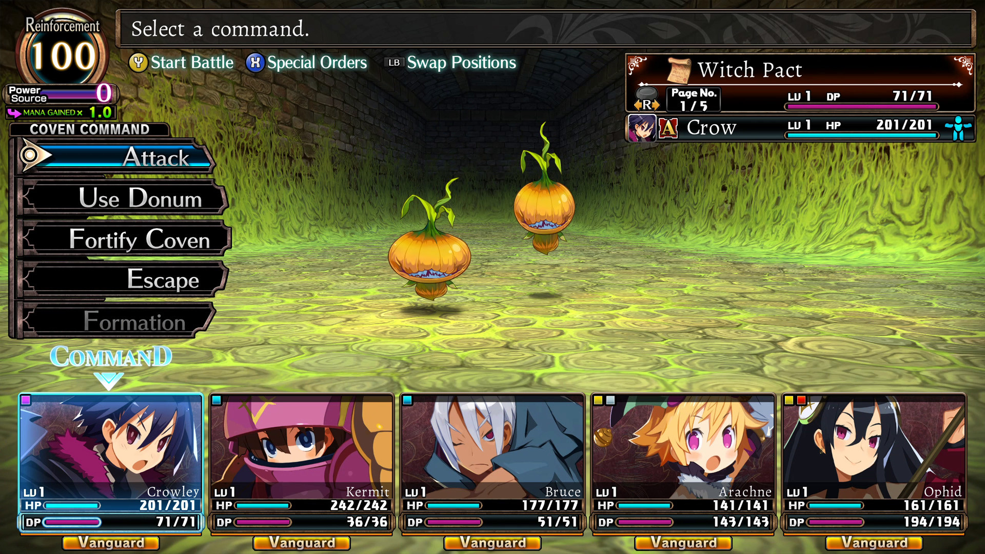 Скриншот: Labyrinth of Refrain: Coven of Dusk
