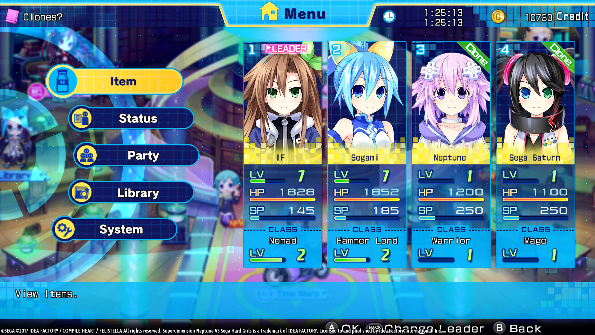 Скриншот: Superdimension Neptune VS Sega Hard Girls