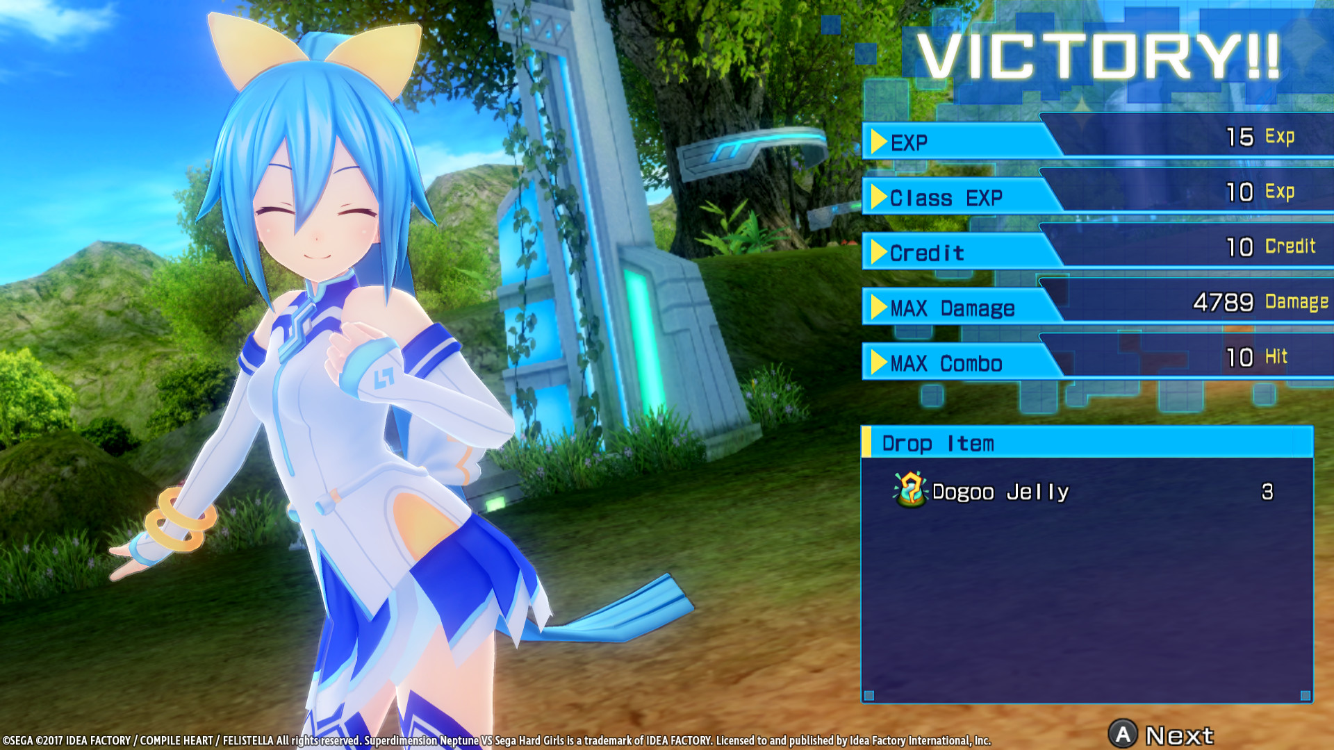 Скриншот: Superdimension Neptune VS Sega Hard Girls