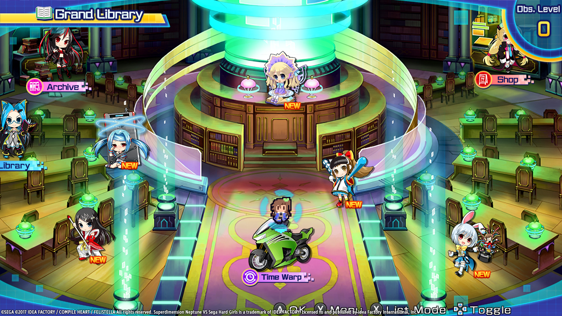Скриншот: Superdimension Neptune VS Sega Hard Girls