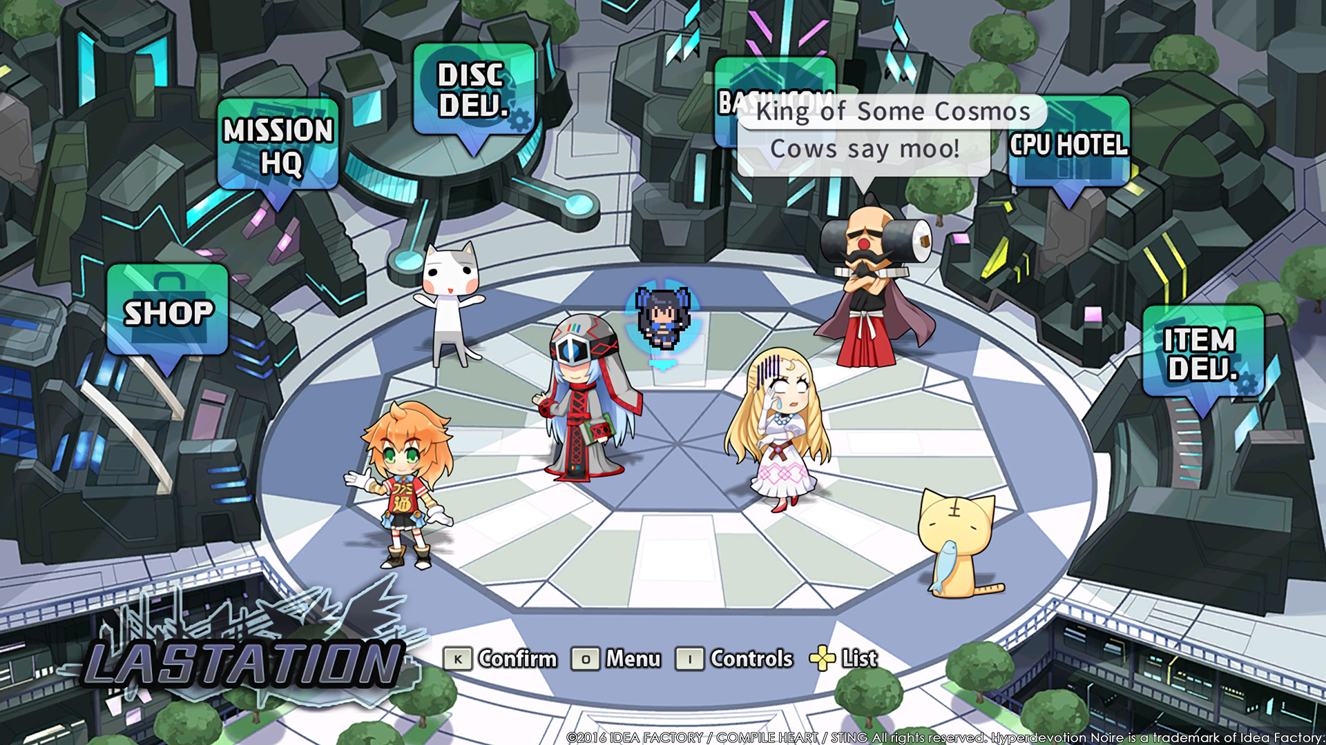 Скриншот: Hyperdevotion Noire: Goddess Black Heart (Neptunia)