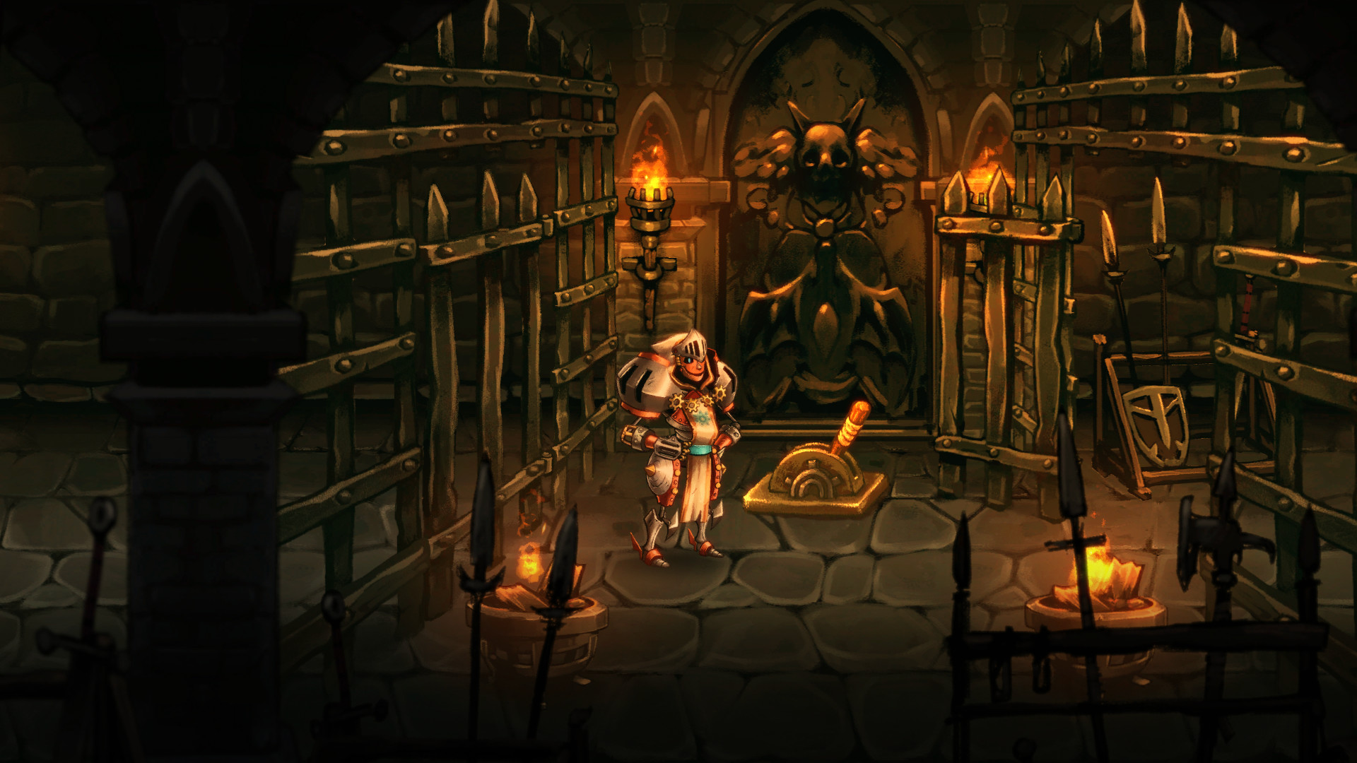 Скриншот: SteamWorld Quest: Hand of Gilgamech