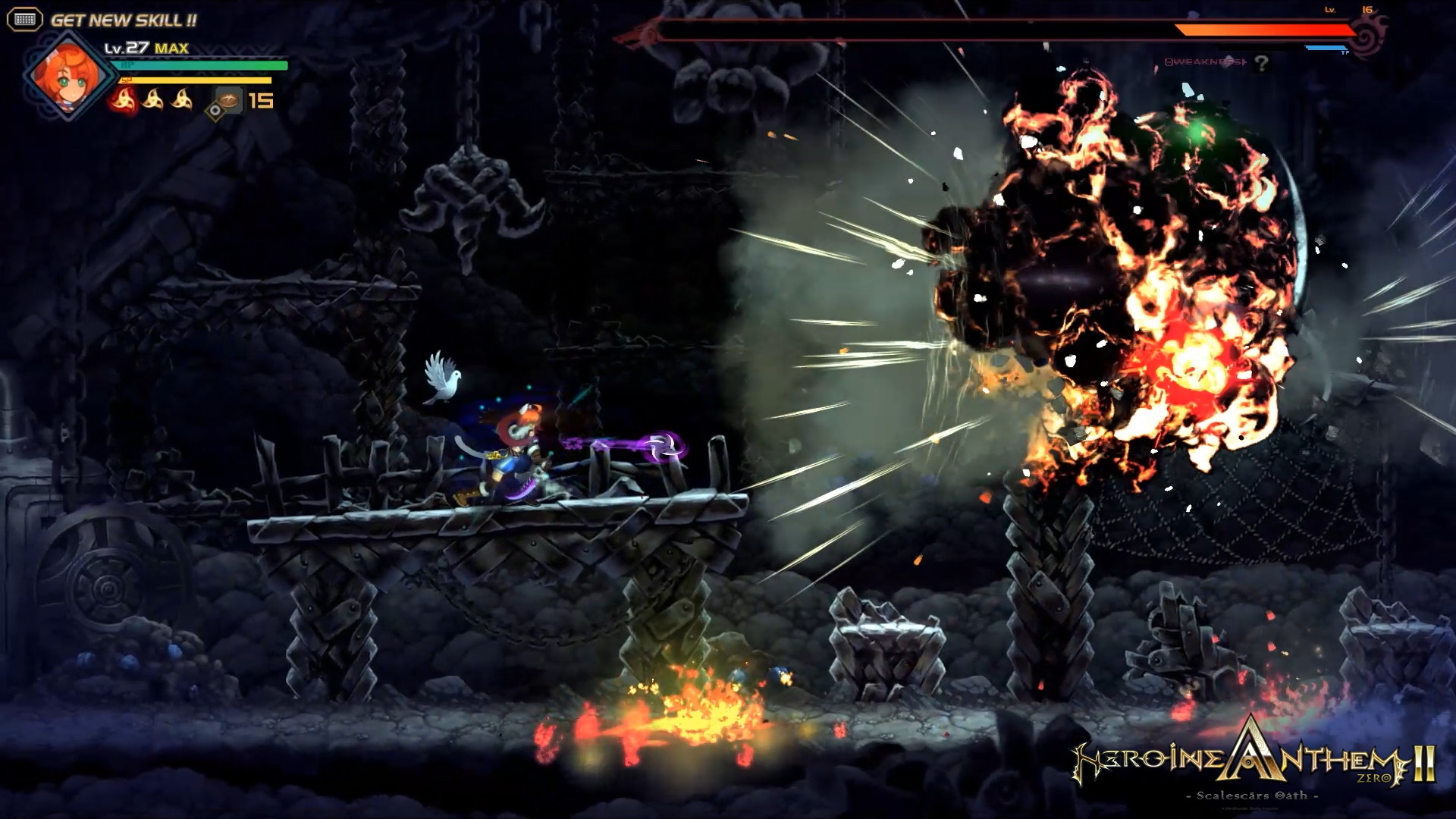 Скриншот: Heroine Anthem Zero 2 : Scalescars Oath