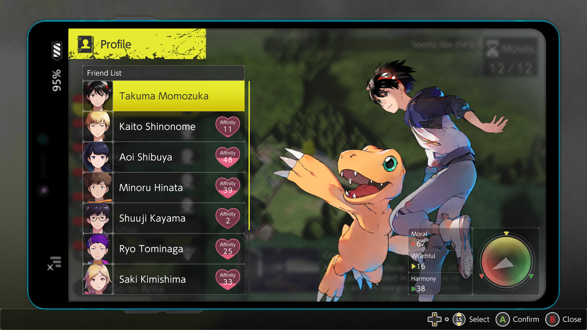 Скриншот: Digimon Survive