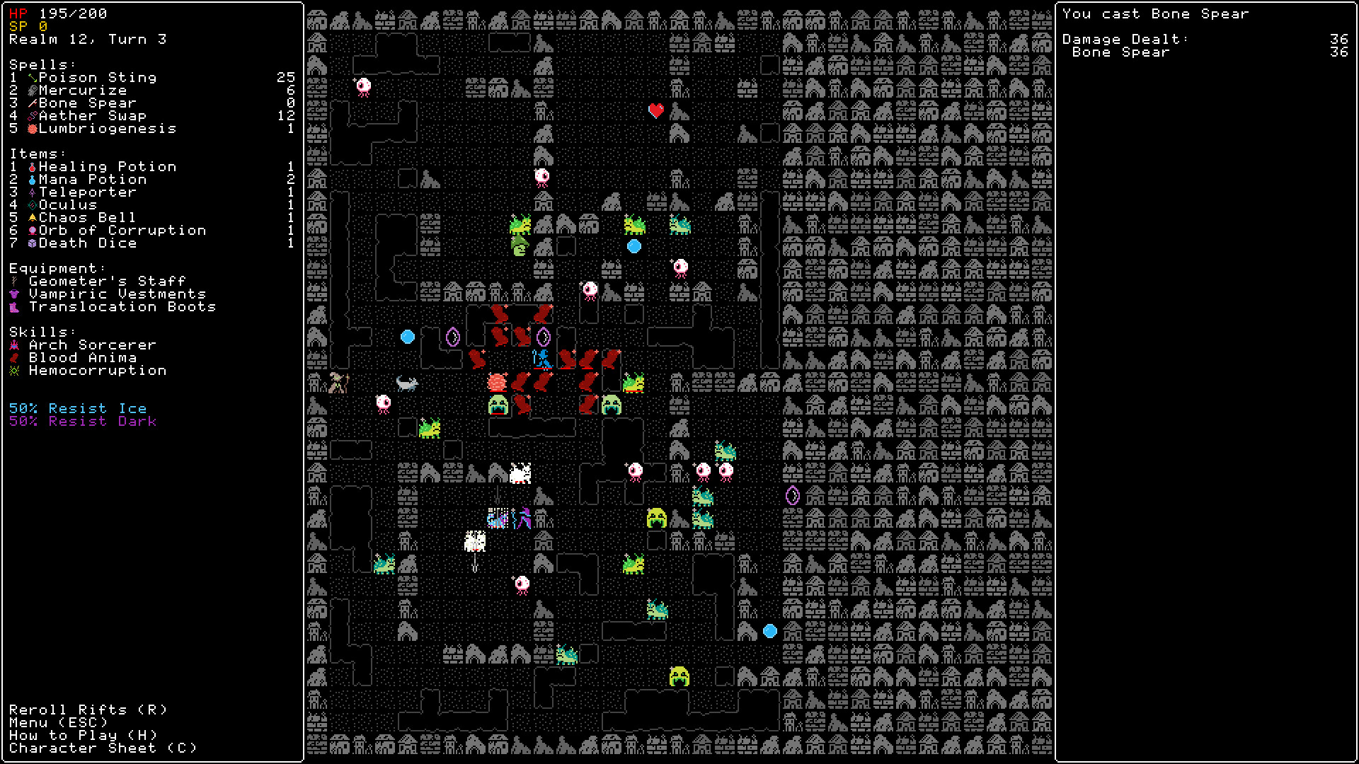 Скриншот: Rift Wizard 2