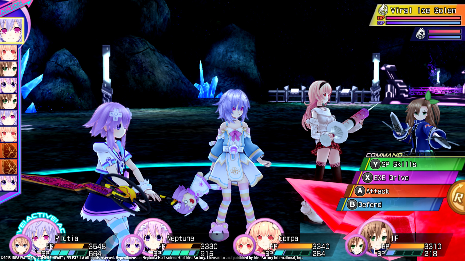 Скриншот: Hyperdimension Neptunia Re;Birth3 V Generation