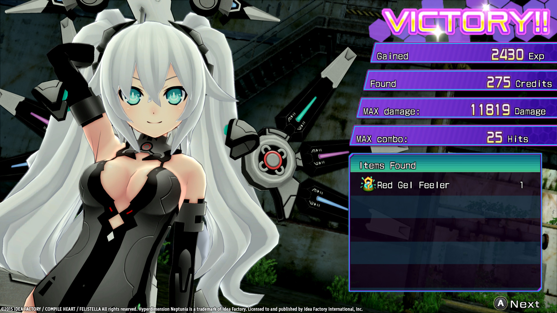 Скриншот: Hyperdimension Neptunia Re;Birth3 V Generation
