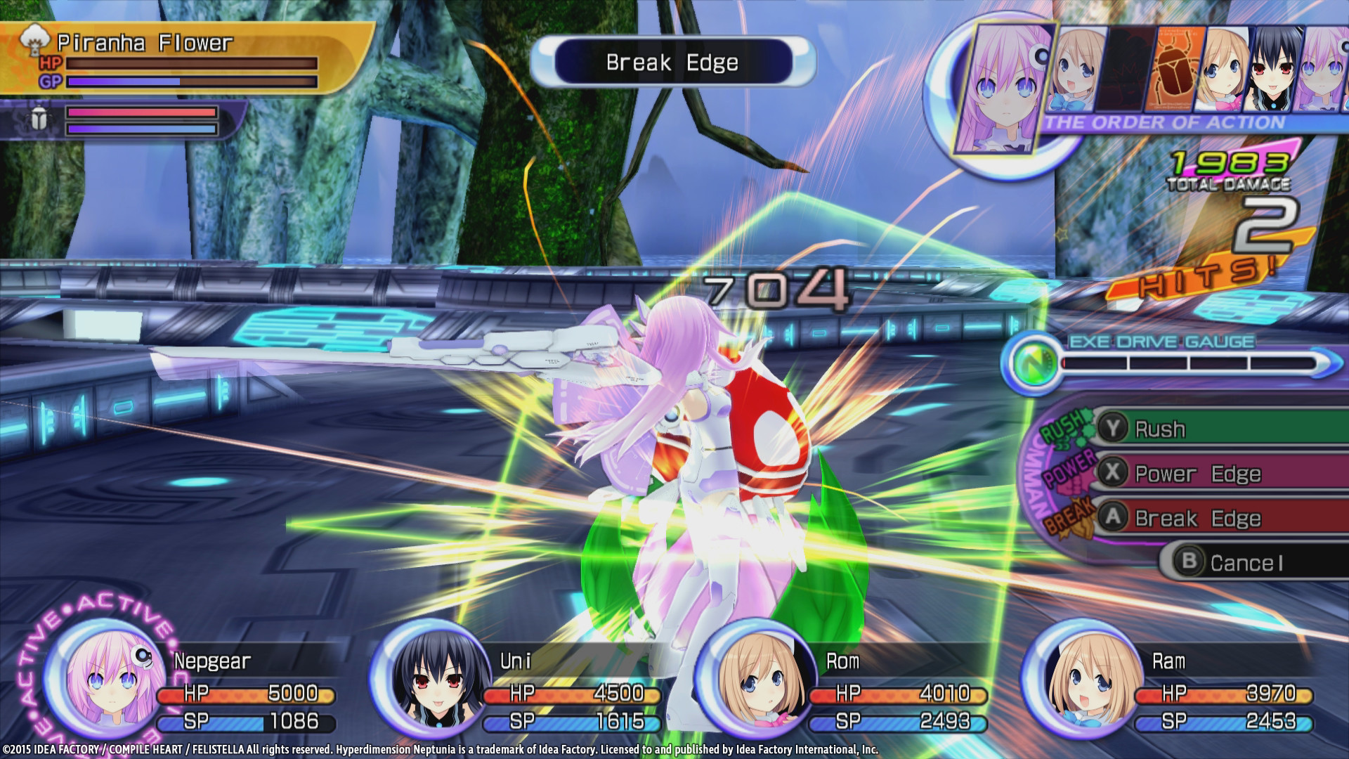 Скриншот: Hyperdimension Neptunia Re;Birth2: Sisters Generation