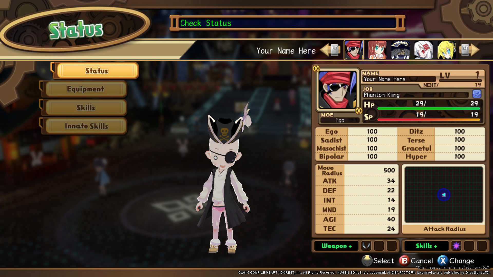 Скриншот: Mugen Souls