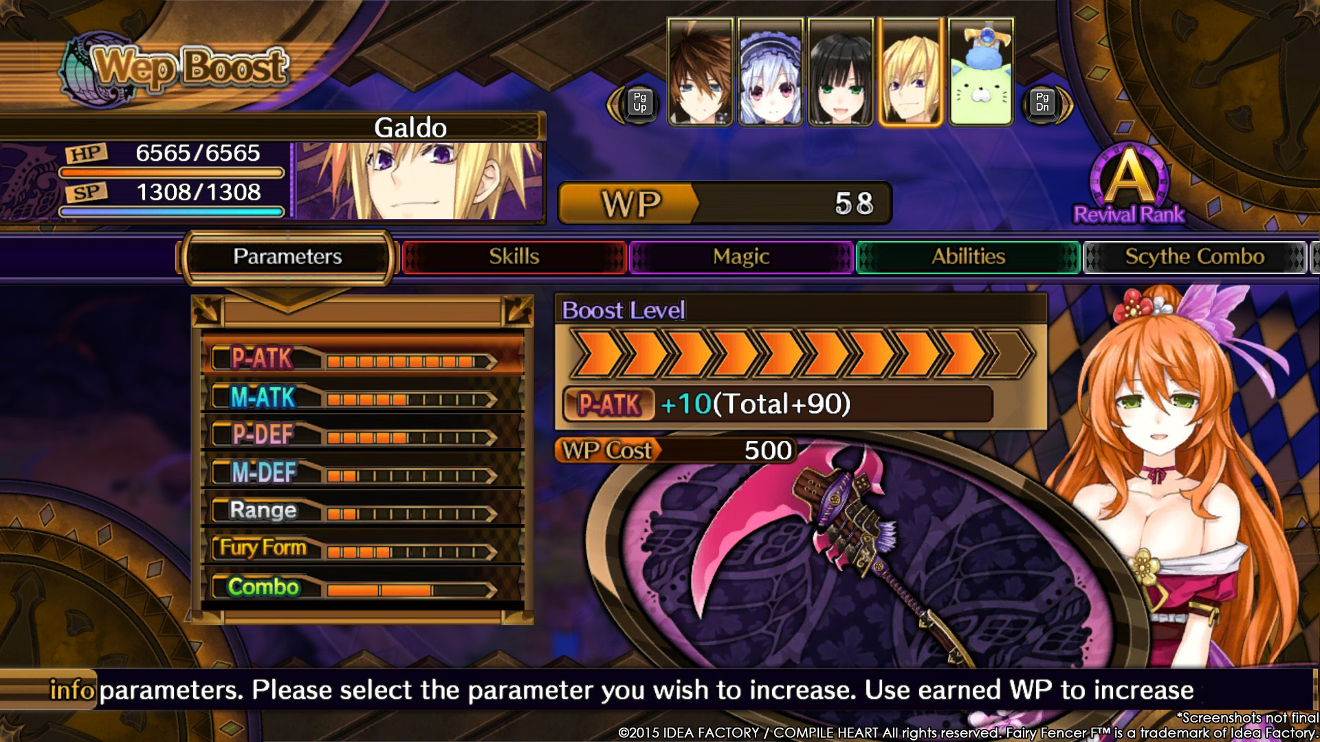 Скриншот: Fairy Fencer F