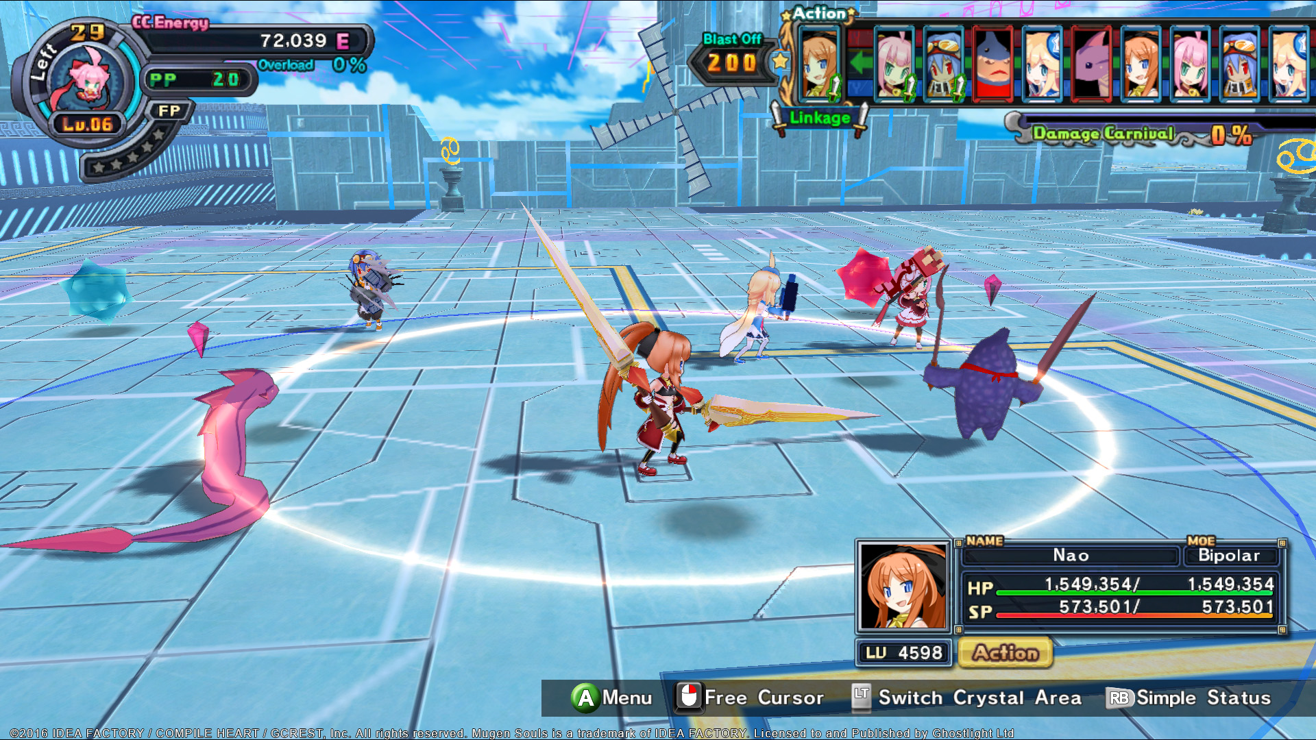 Скриншот: Mugen Souls Z