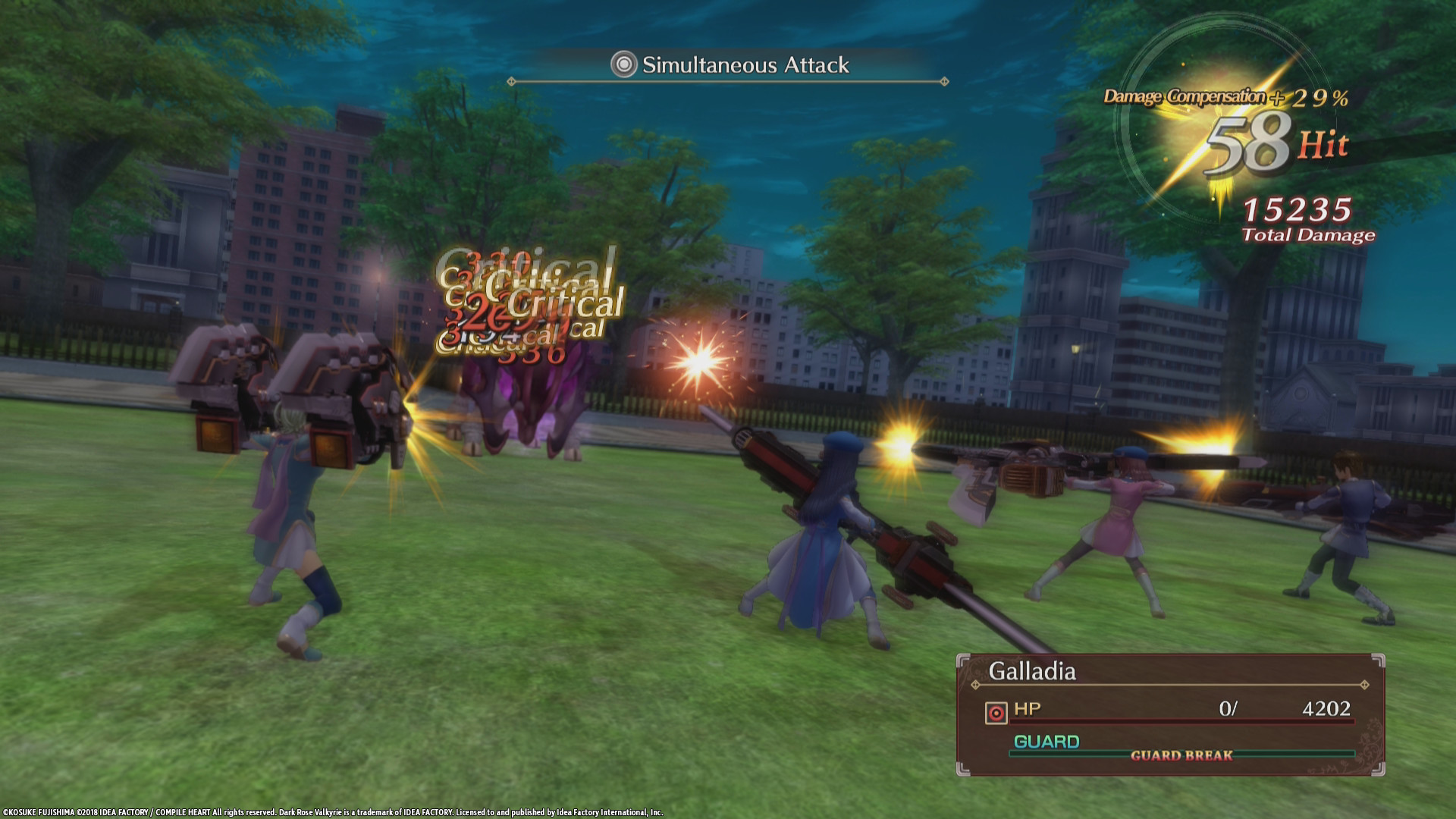 Скриншот: Dark Rose Valkyrie