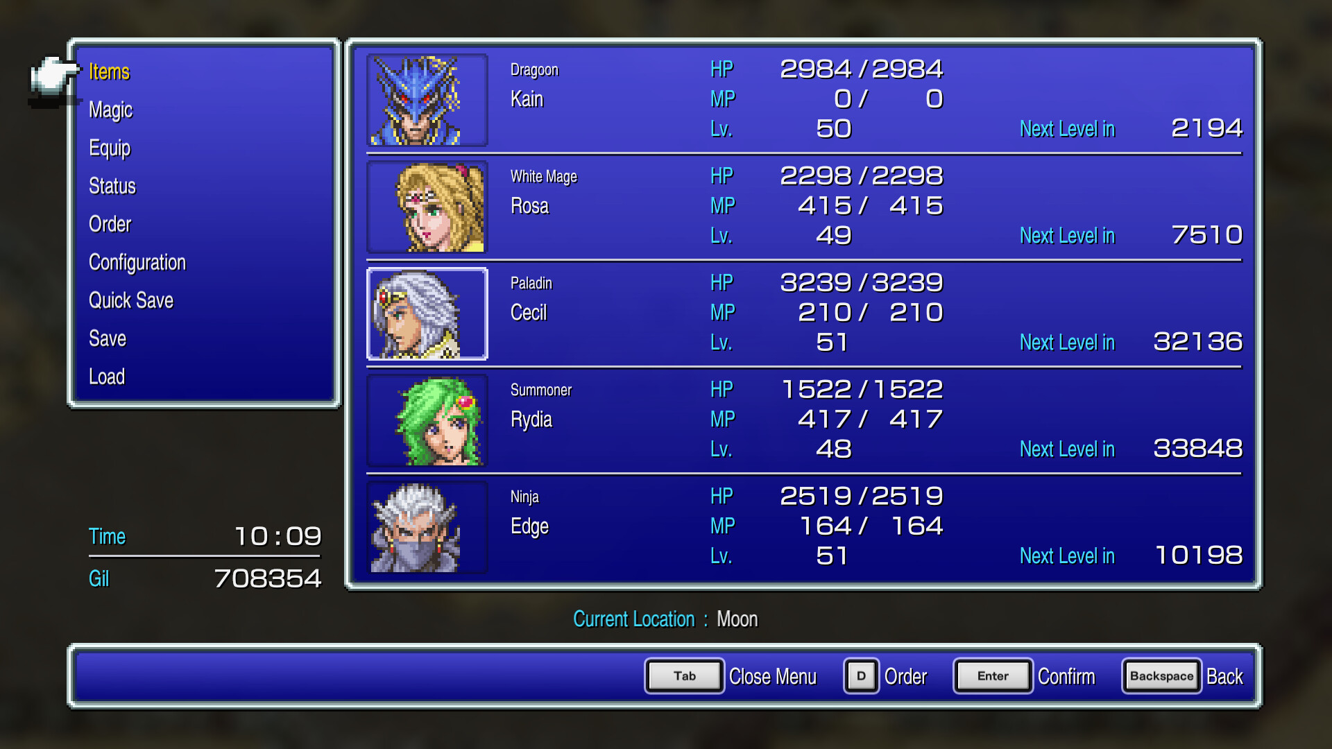 Скриншот: FINAL FANTASY IV