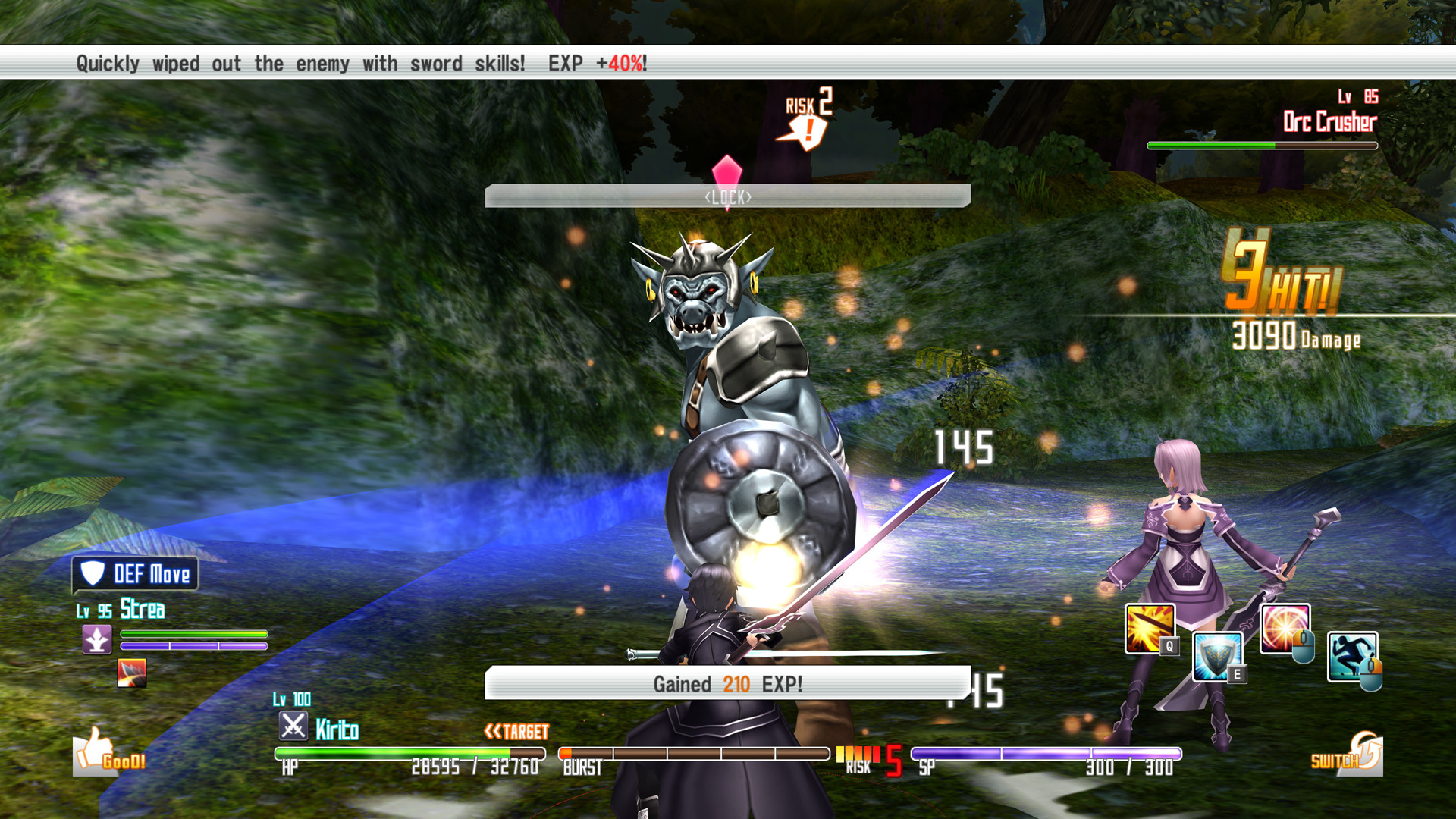 Скриншот: Sword Art Online Re: Hollow Fragment
