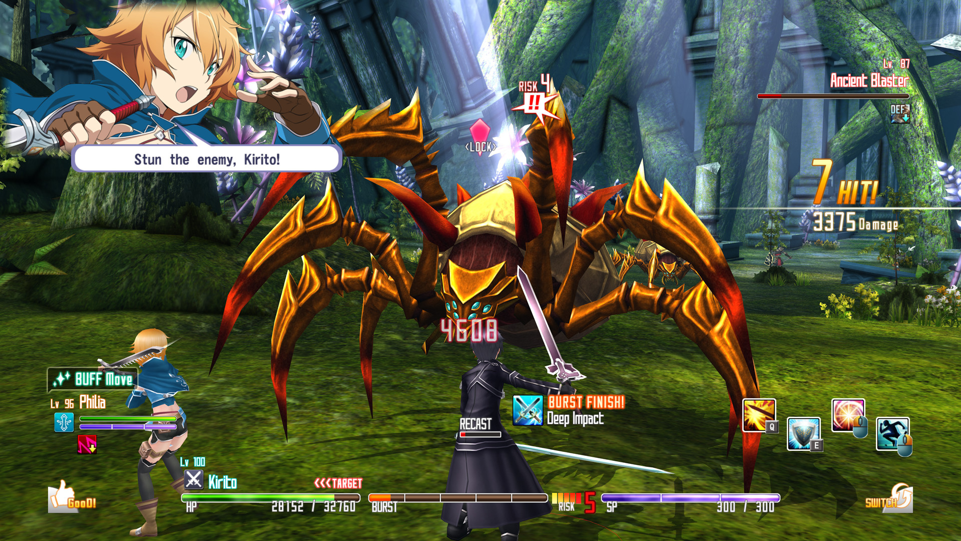 Скриншот: Sword Art Online Re: Hollow Fragment