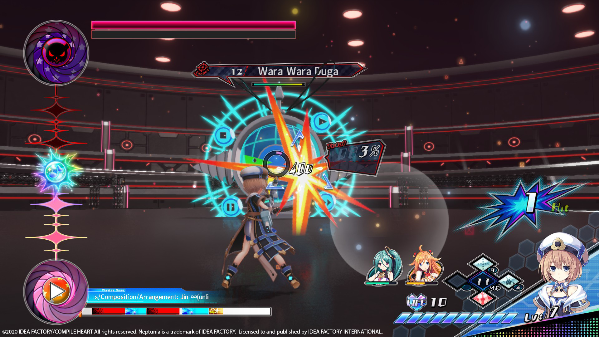 Скриншот: Neptunia Virtual Stars