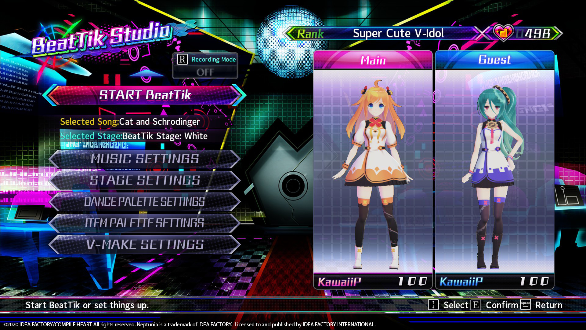 Скриншот: Neptunia Virtual Stars