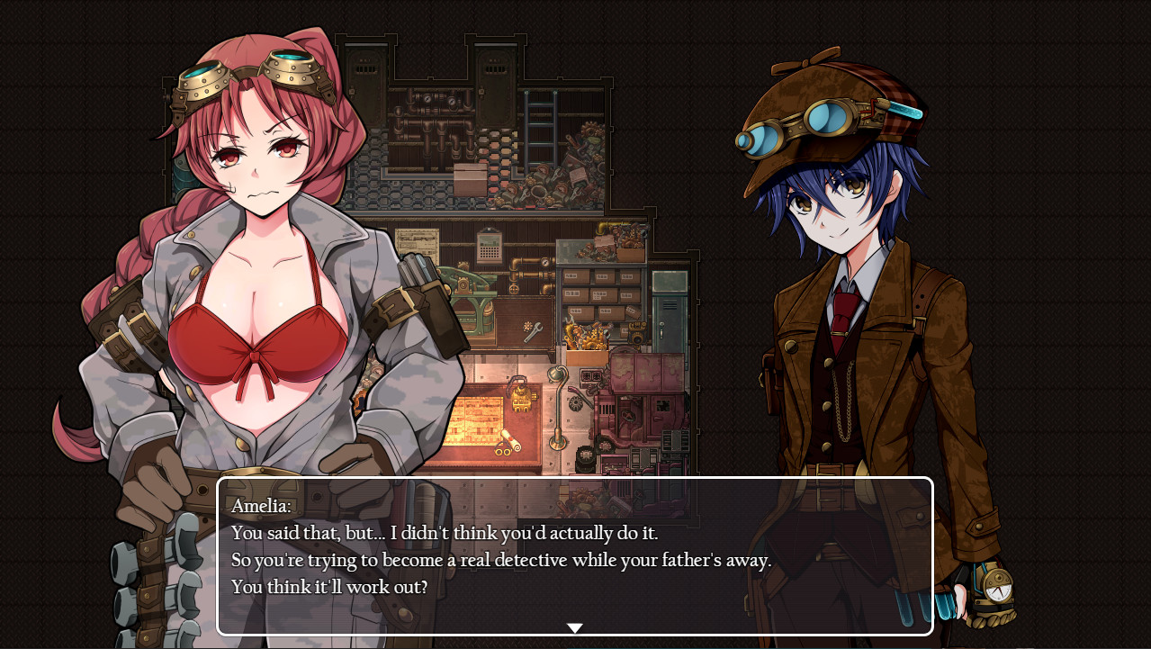 Скриншот: Detective Girl of the Steam City