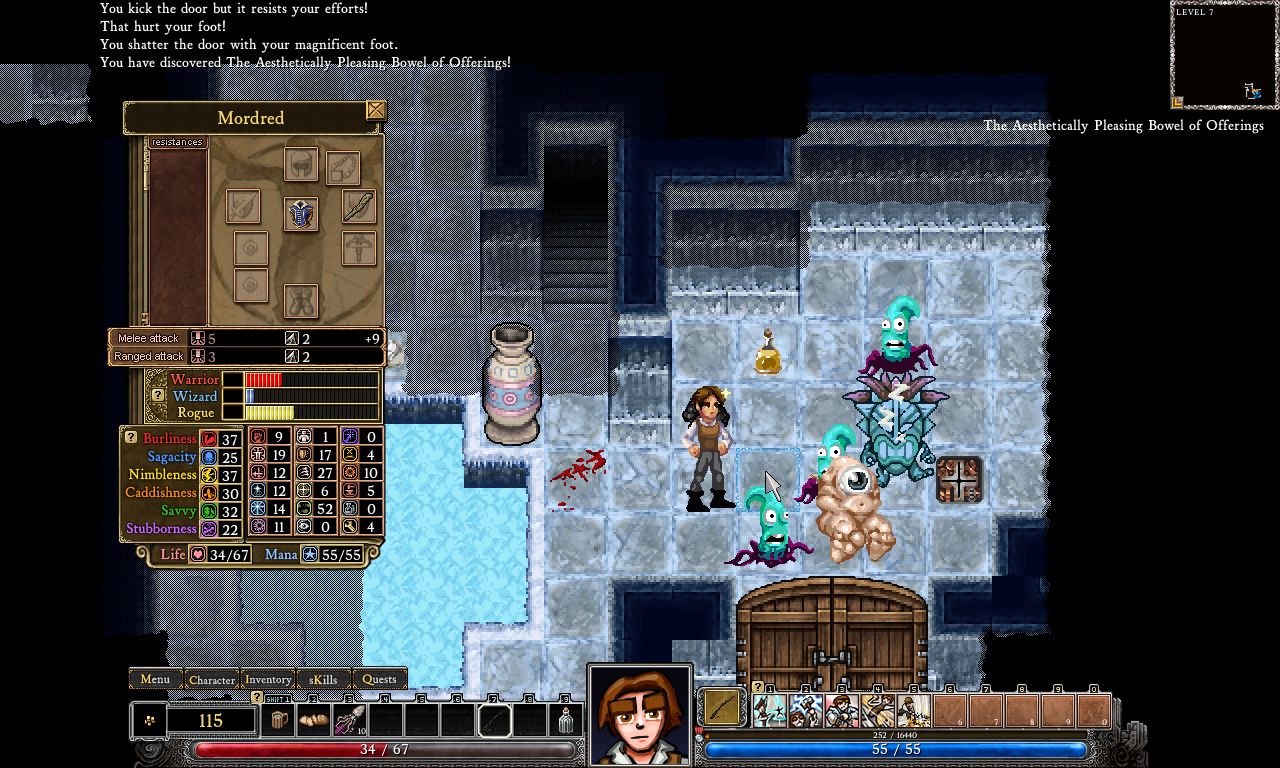 Скриншот: Dungeons of Dredmor