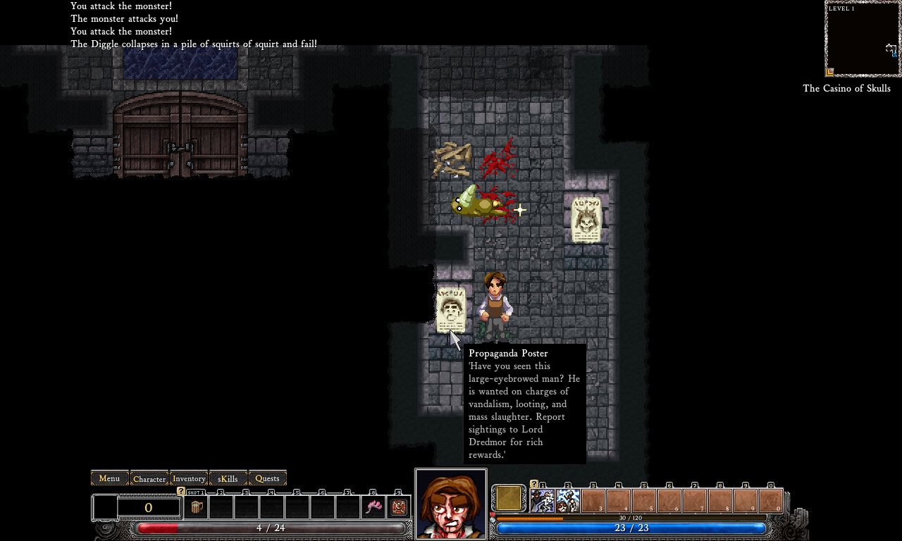 Скриншот: Dungeons of Dredmor