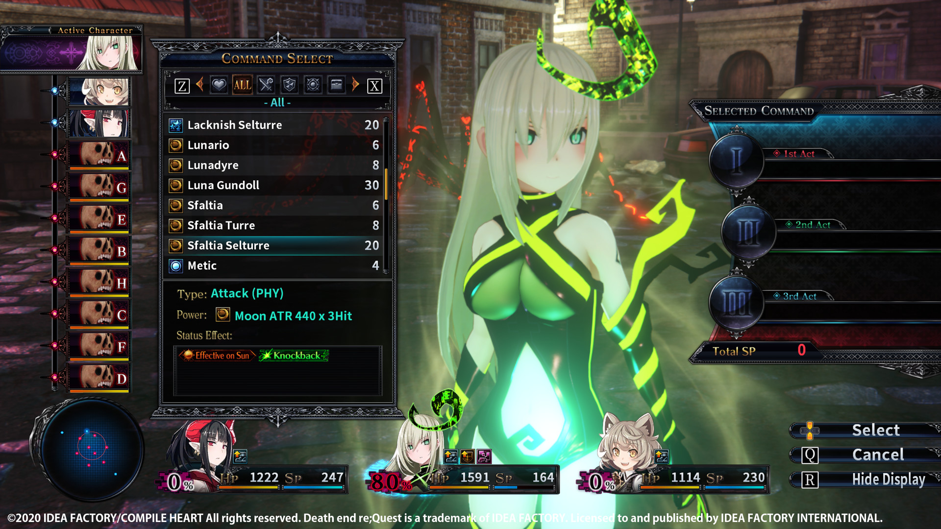 Скриншот: Death end re;Quest 2