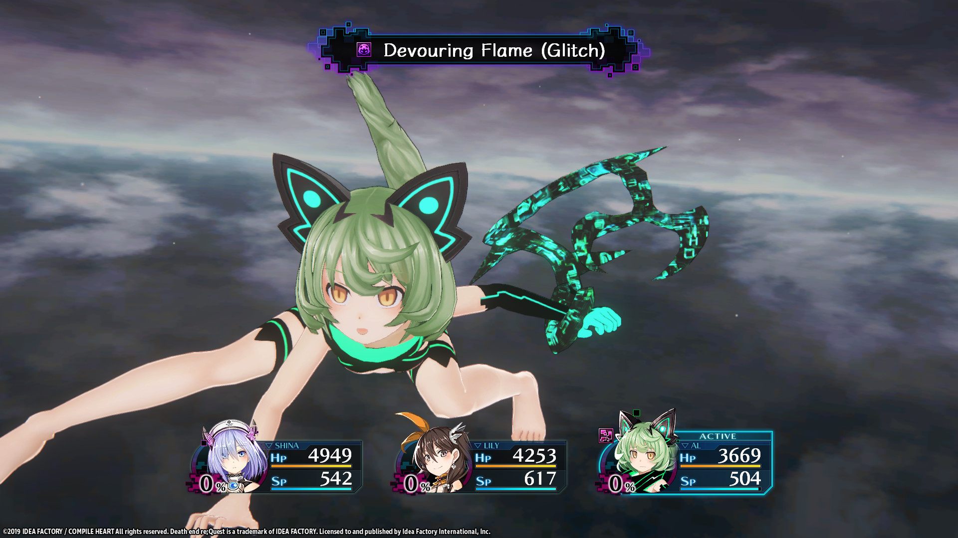 Скриншот: Death end re;Quest
