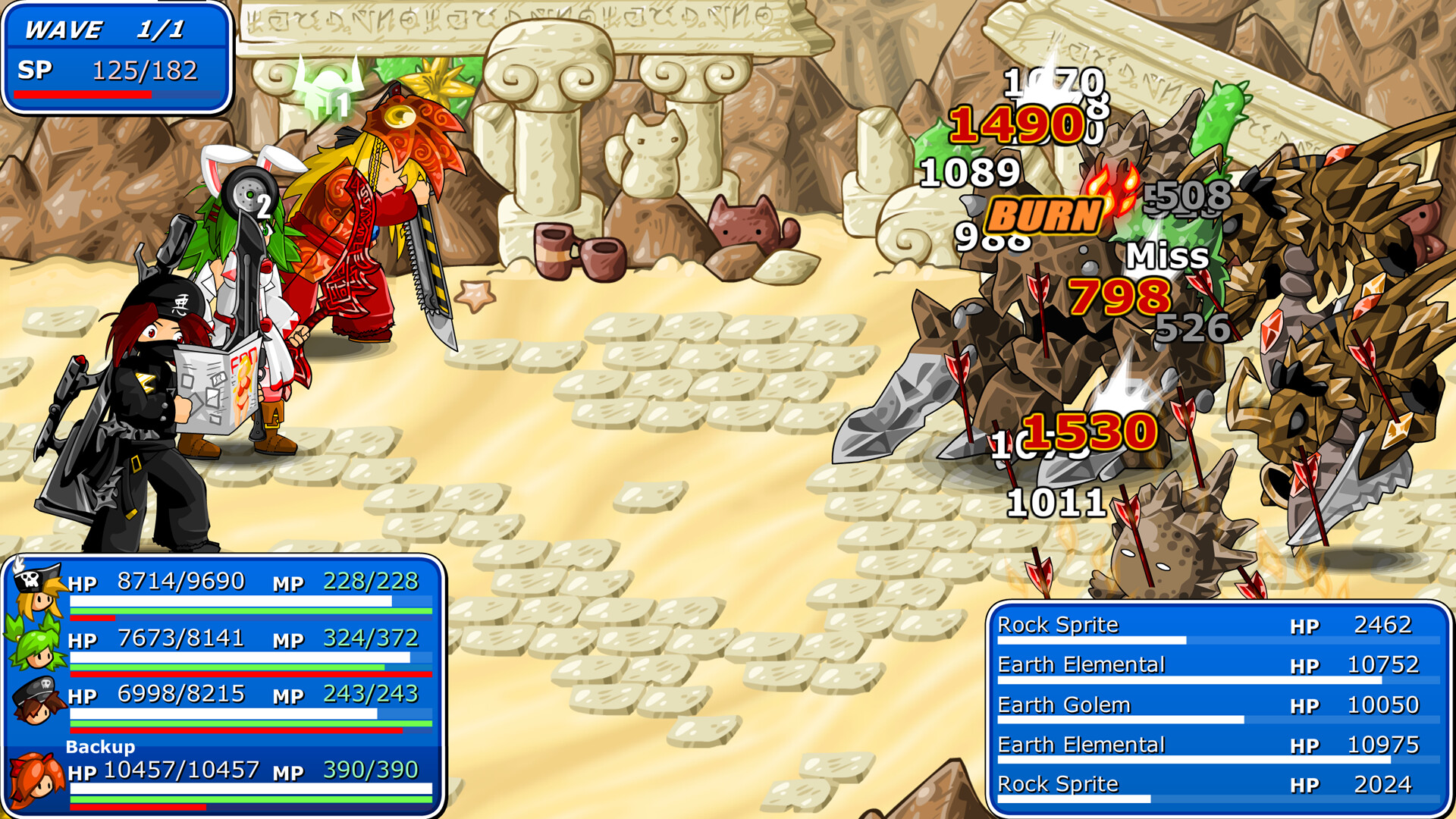 Скриншот: Epic Battle Fantasy 4