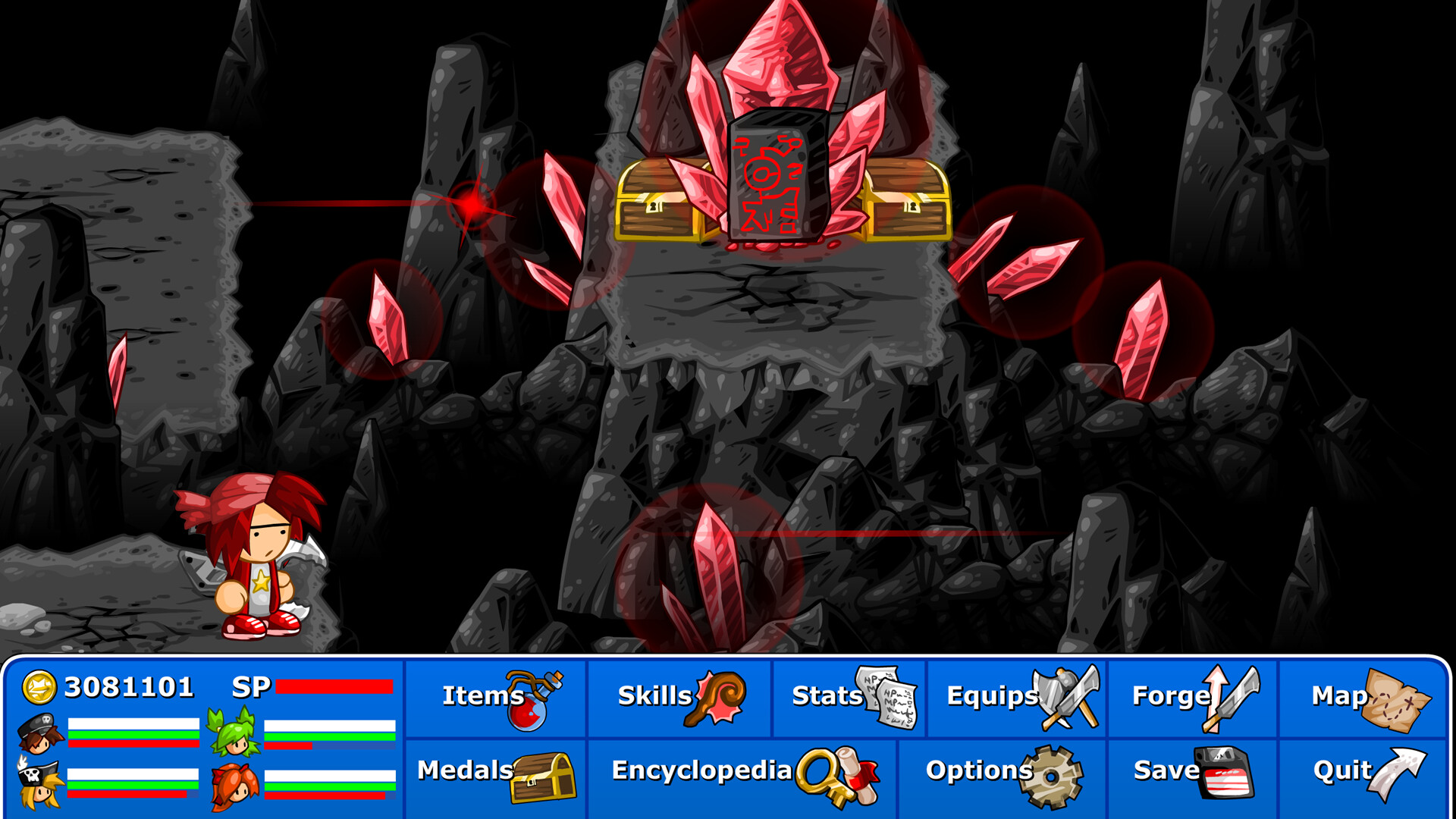 Скриншот: Epic Battle Fantasy 4