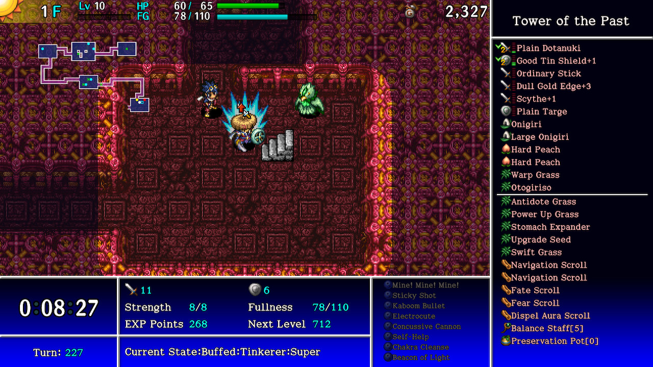 Скриншот: Shiren the Wanderer: The Tower of Fortune and the Dice of Fate