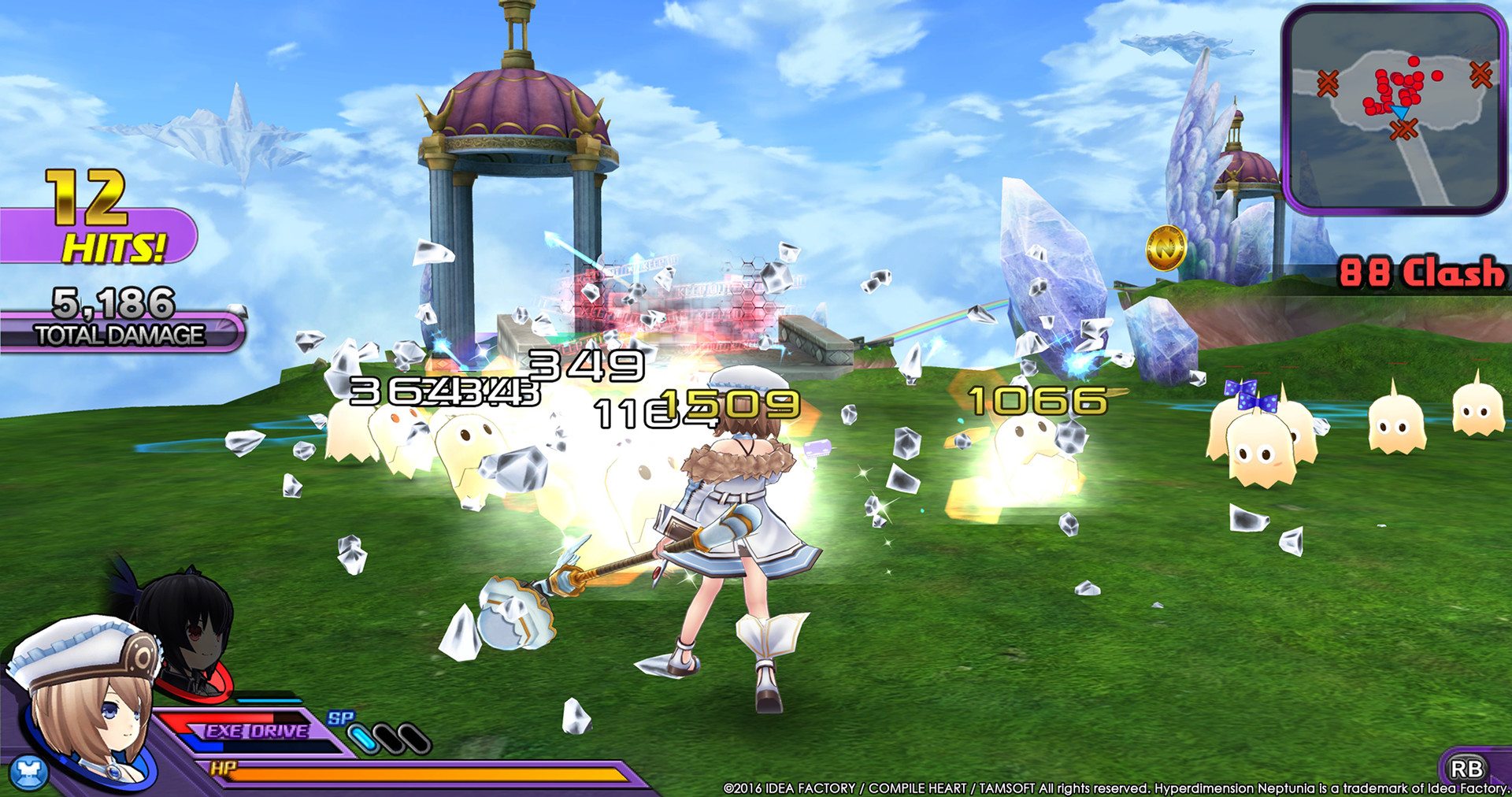 Скриншот: Hyperdimension Neptunia U: Action Unleashed