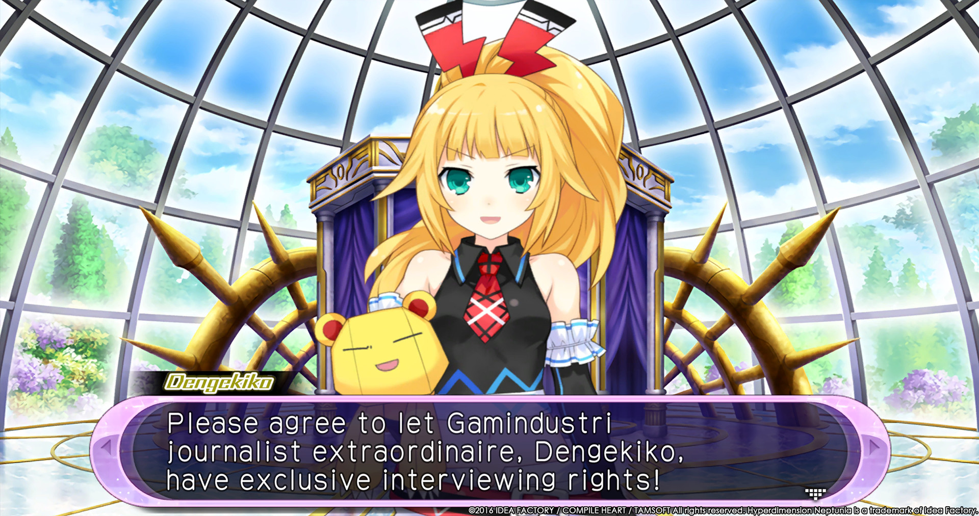 Скриншот: Hyperdimension Neptunia U: Action Unleashed