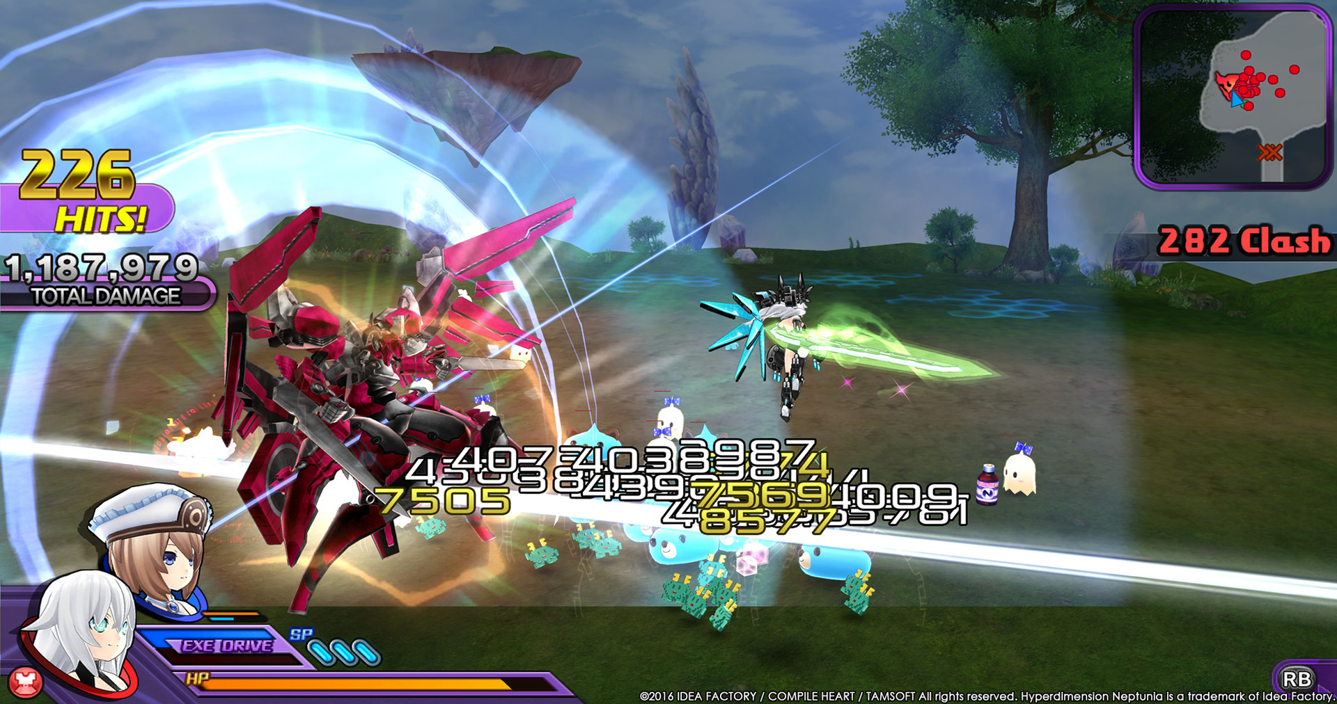 Скриншот: Hyperdimension Neptunia U: Action Unleashed