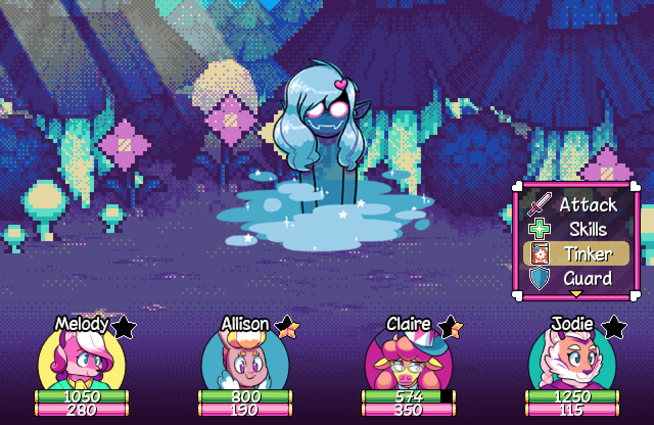 Скриншот: Super Lesbian Animal RPG